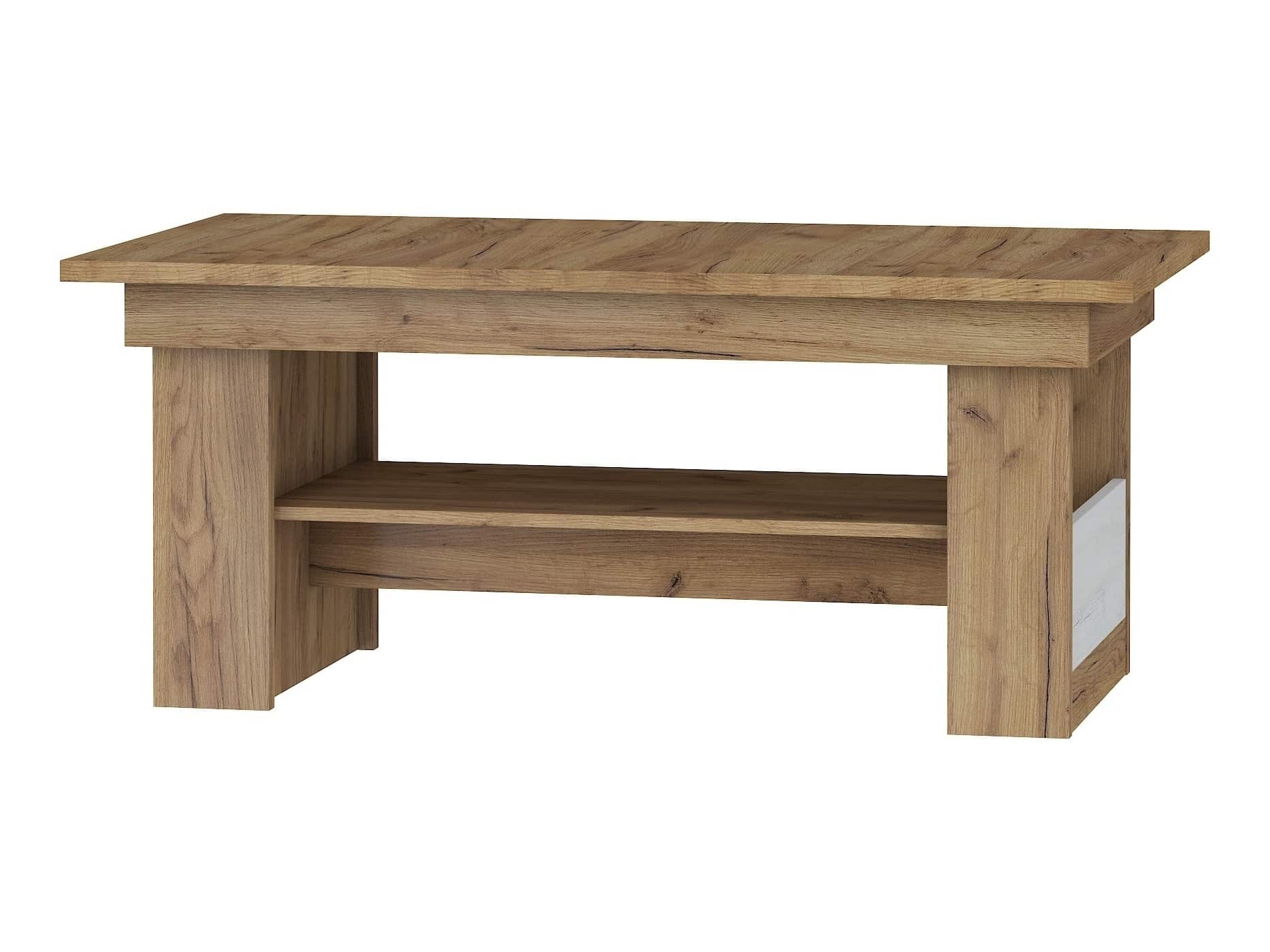 Konferenční stolek MAXIMUS 16, craft zlatý/craft bílý