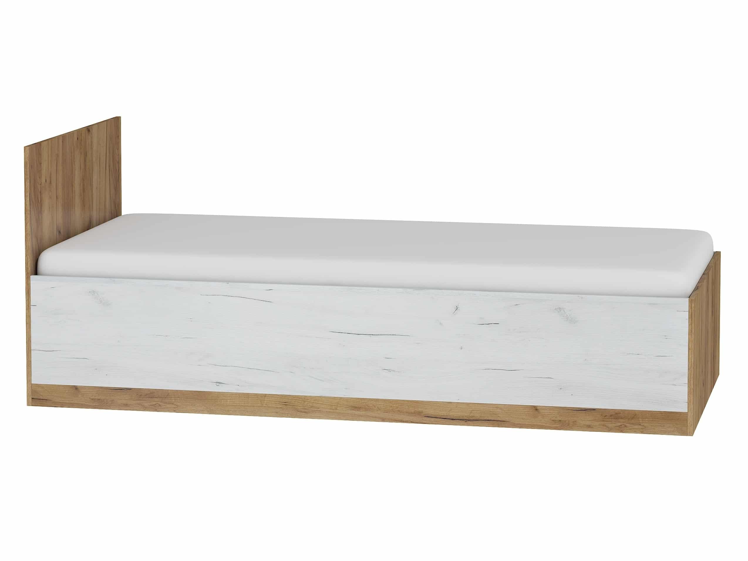 Postel 90x200 MAXIMUS 19, craft zlatý/craft bílý