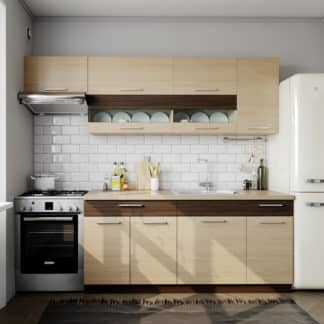 Kuchyně MODENA 180/240 cm, rijeka světlá