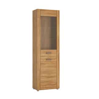 AVIGNON NEW vitrína T01, dub grande tmavý