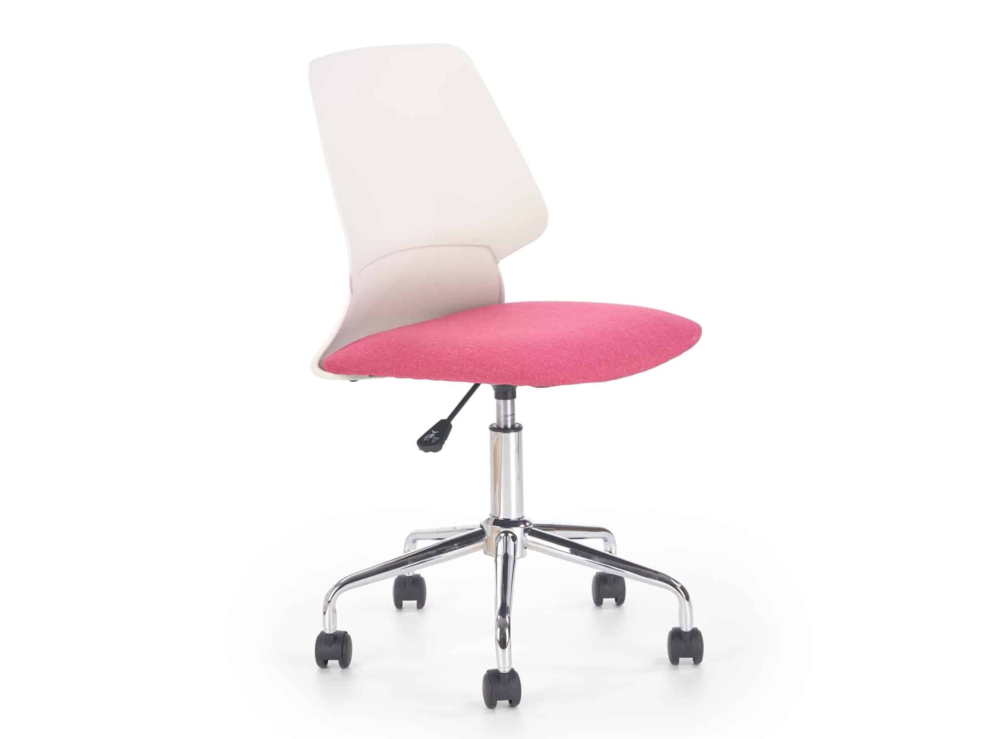 Dětské křeslo SKATE, bílá/růžová