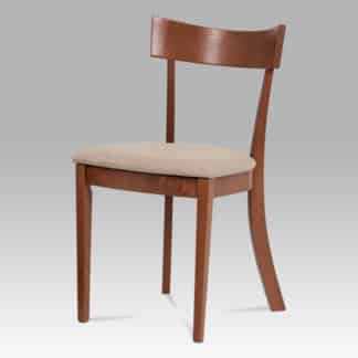 Jídelní židle BC-3333 TR3, krémová/třešeň