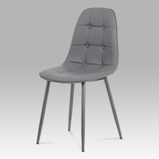 Jídelní židle CT-393 GREY, šedá/antracit