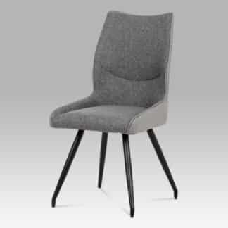 Jídelní židle DCH-351 GREY2, šedá/černá