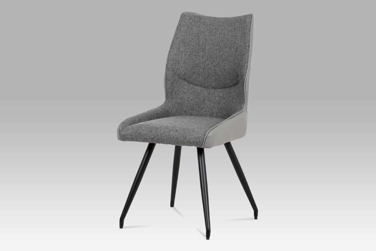 Jídelní židle DCH-351 GREY2, šedá/černá