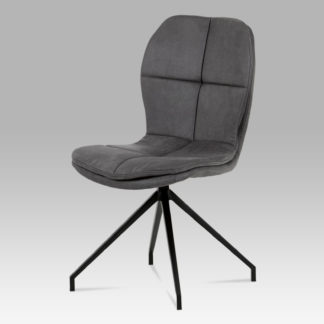 Jídelní židle HC-710 GREY3, šedá/černá