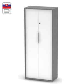 RIOMA TYP 31 SKRINA SO ZAMKOM GRAFIT/BIELA