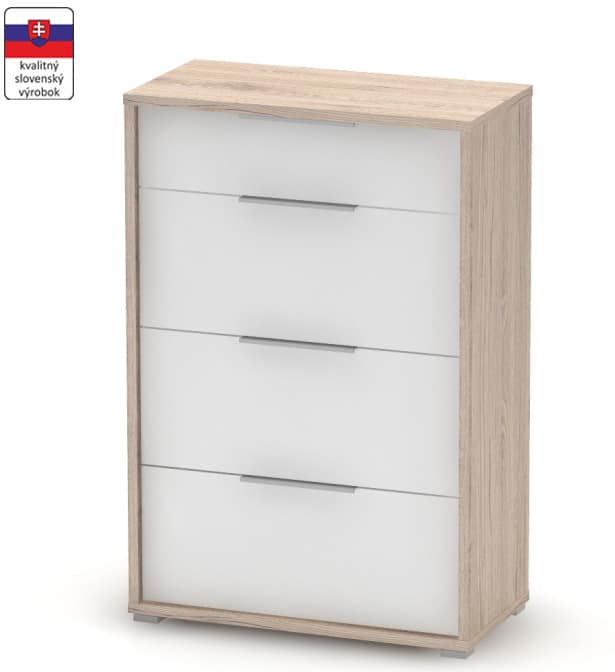 RIOMA TYP 22 KOMODA 4 ZASUV. SAN REMO/BIELA