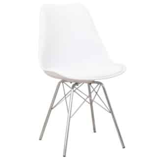 TAMORA STOLICKA C1014M BIELE+CHROM NOHY KOV