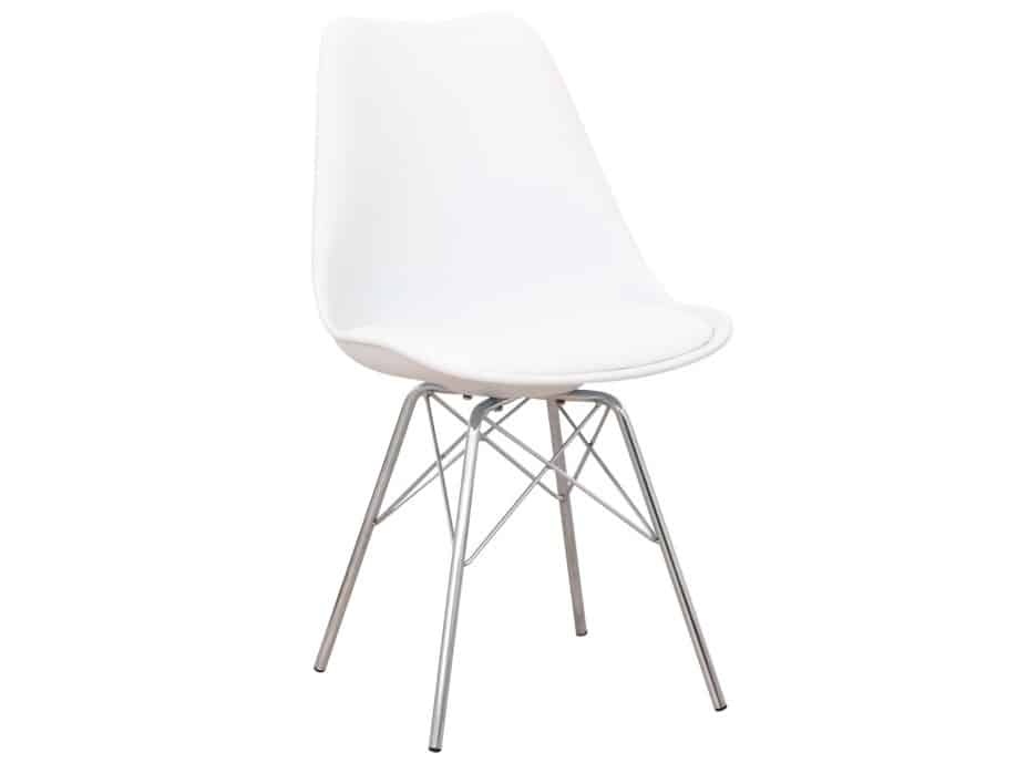 TAMORA STOLICKA C1014M BIELE+CHROM NOHY KOV