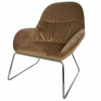 MARTEL KRESLO 25073A HNEDA LATKA+CHROM HLR08