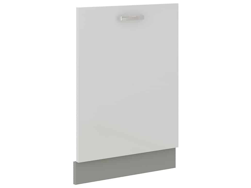 BIANKA, dvířka na myčku ZM 713x596, šedá/bílý lesk
