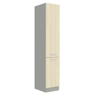 EKO AKACJA, skříňka vysoká 40 DK-210 2F, šedá/akácie