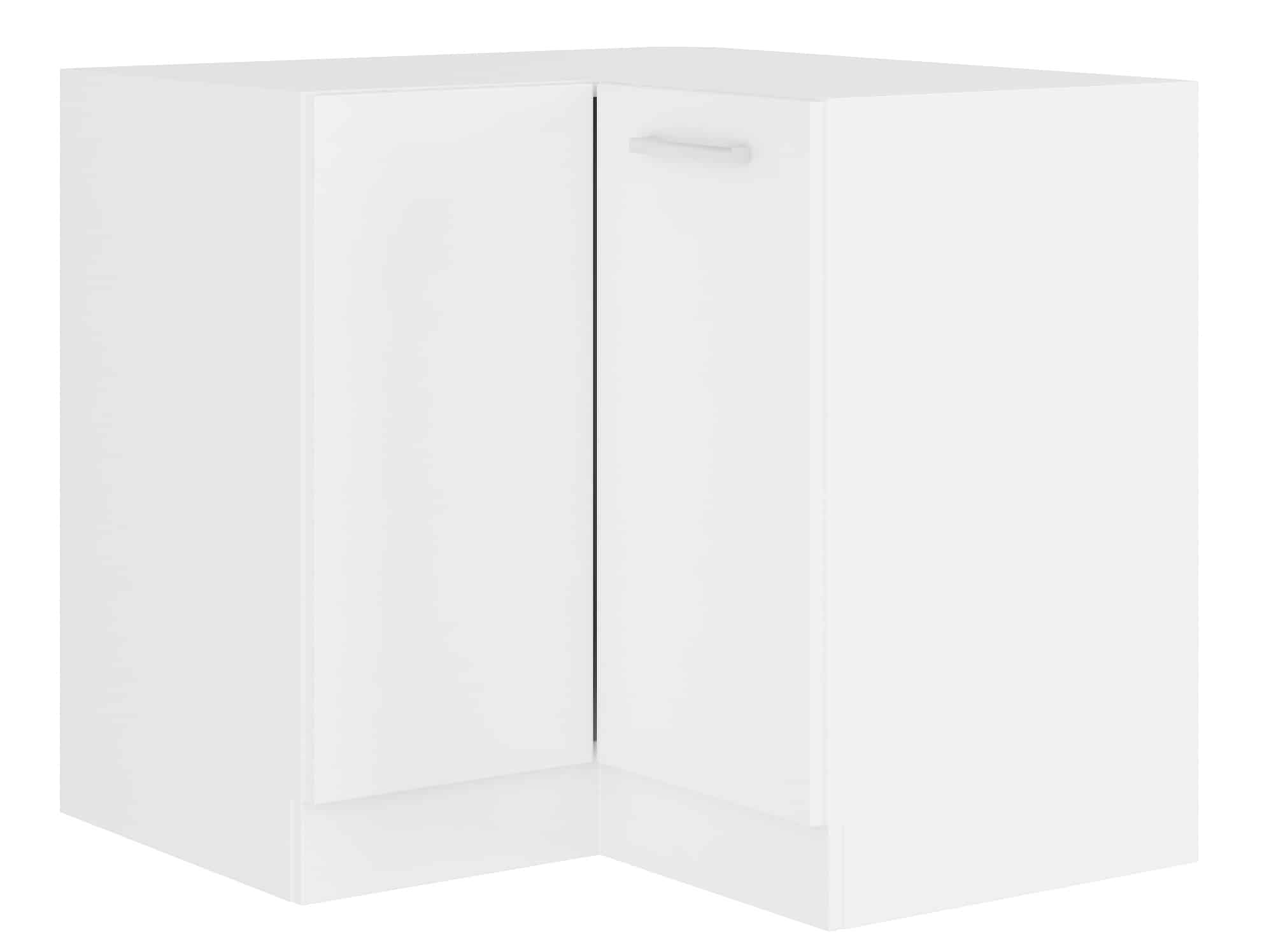 EKO WHITE, skříňka dolní rohová 89/89 cm, 90/90 DN BB, bílá