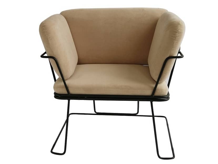 MERANO KRESLO YF-S01 BEZOVA+CIERNY RAM