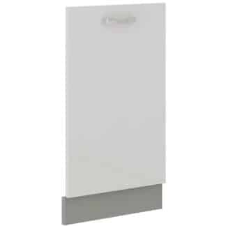 BIANKA, dvířka na myčku ZM 713x446, šedá/bílý lesk