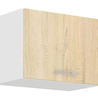 SARA SONOMA, skříňka horní 50 OK-4, bílá/dub sonoma