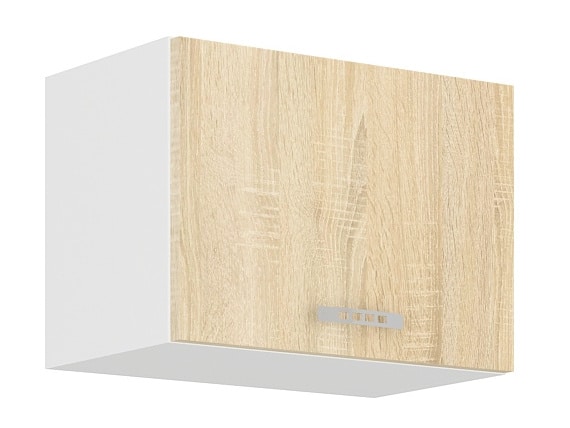 SARA SONOMA, skříňka horní 50 OK-4, bílá/dub sonoma