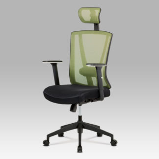 Kancelářská židle KA-H110 GRN, černá/zelená