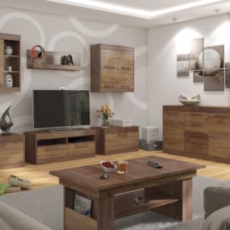 MAXIMUS obývací pokoj 2, craft tobaco/craft zlatý