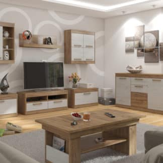 MAXIMUS obývací pokoj 2, craft zlatý/craft bílý