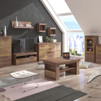 MAXIMUS obývací pokoj 6, craft tobaco/craft zlatý