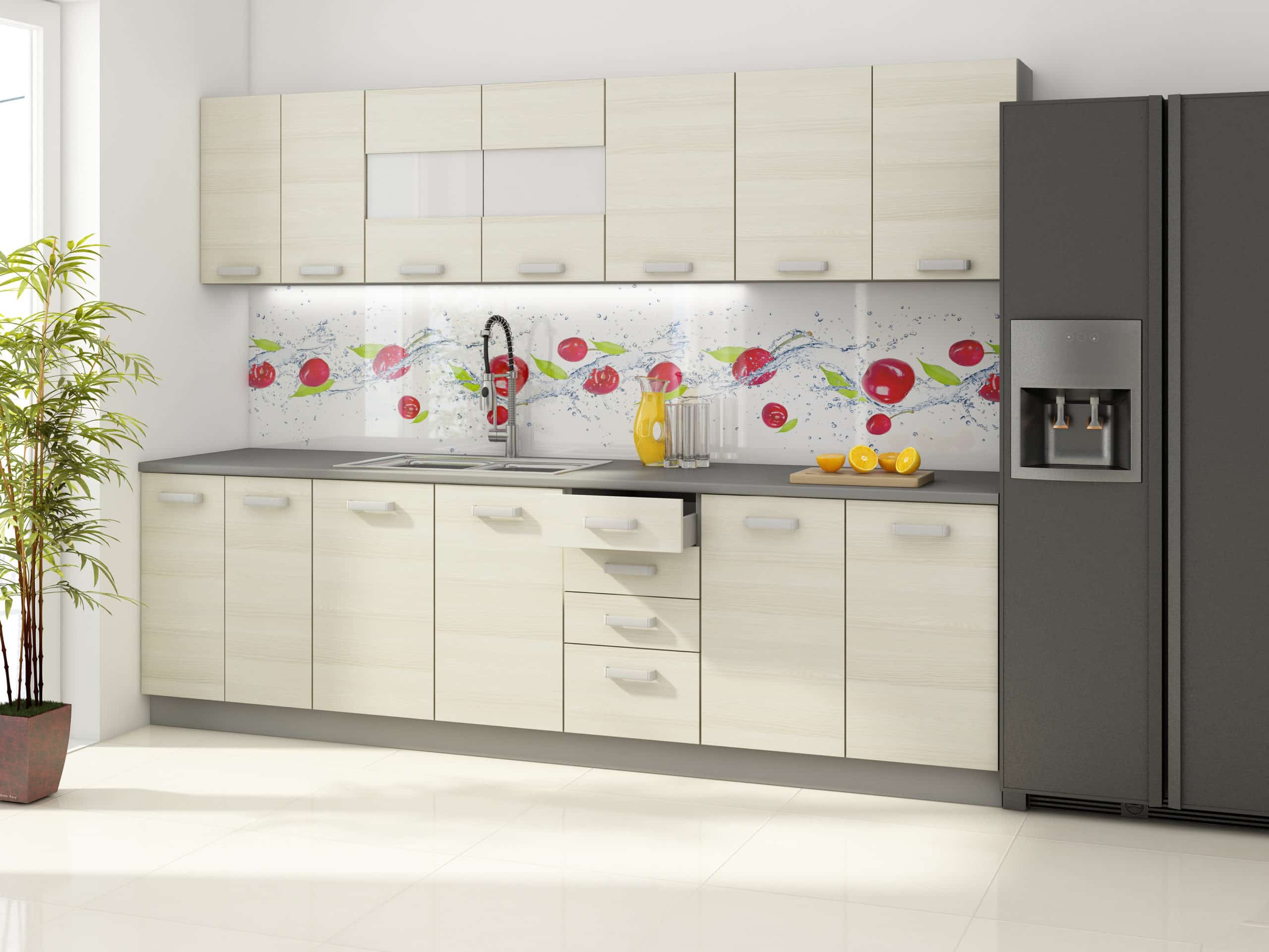 Kuchyně EKO AKACJA 260, šedá/ akácie