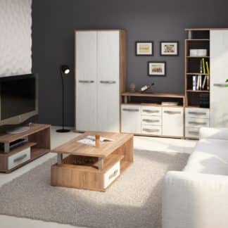 Obývací pokoj ANGEL 6, craft tobaco/craft bílý