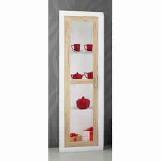 VERIN/08, vitrína, craft bílý/craft zlatý