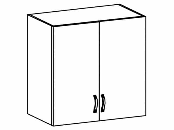 SYCYLIA, skříňka horní s odkapávačem G80C, ořech milano