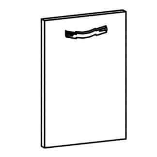 SYCYLIA, dvířka na myčku 45/72, borovice andersen