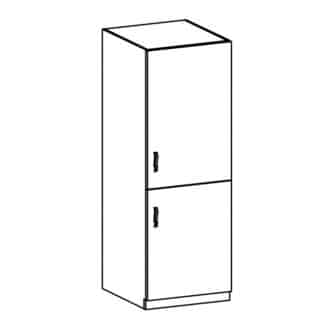 ROYAL, skříňka na vestavnou lednici D60ZL pravá, borovice norská