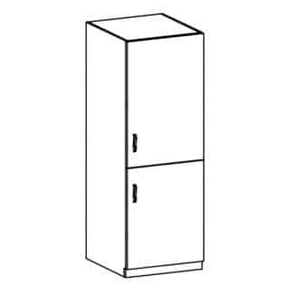 ROYAL, skříňka vysoká D60R pravá, borovice norská