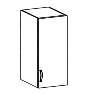 SYCYLIA, skříňka horní G30 pravá, ořech milano