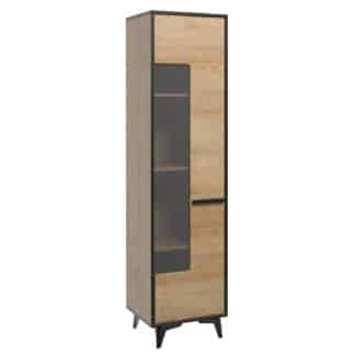 Skříň (vitrína) FRIDA W1D, dub riviera