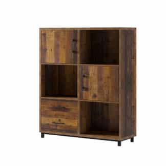 SCHWERIN WM42  komoda vysoká, barevný mix