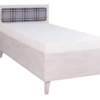 MEMONE postel 90x200 cm, dub bílý