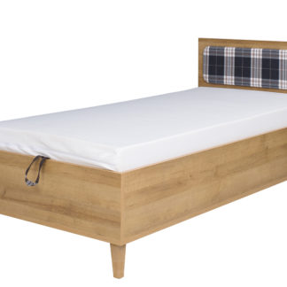 MEMONE postel 90x200 cm, dub zlatý