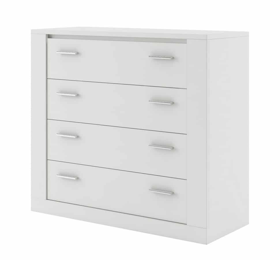 Komoda IDEA 10 4S, bílá