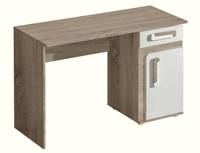 Pracovní stůl APETTITA 9, dub jasný/bílá