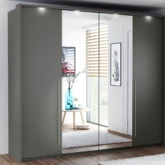 Šatní skříň BREMA 255, láva/láva