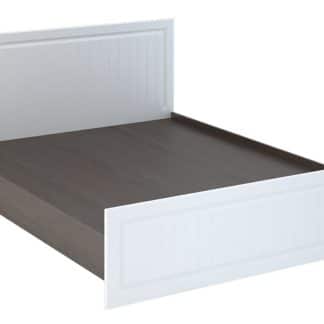 PRAGA KP-901 postel 160 cm, wenge/bílá