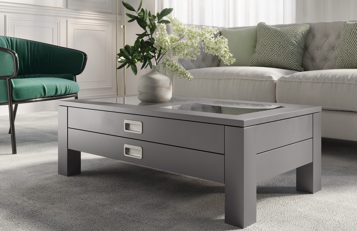 Konferenční stolek ANZIO, grafit