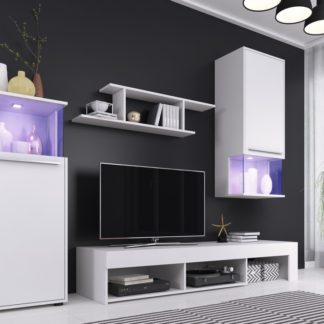 Obývací stěna PUNCH, bílá