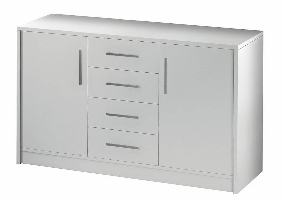 Komoda GENEWA 2, bílý mat