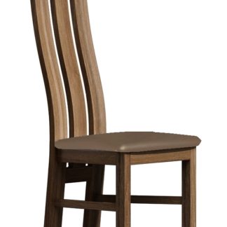 Čalouněná židle PARIS, dub lefkas/Victoria 31