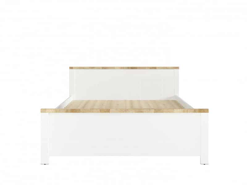 DREVISO BABY postel 160x200, bílá/dub westminster