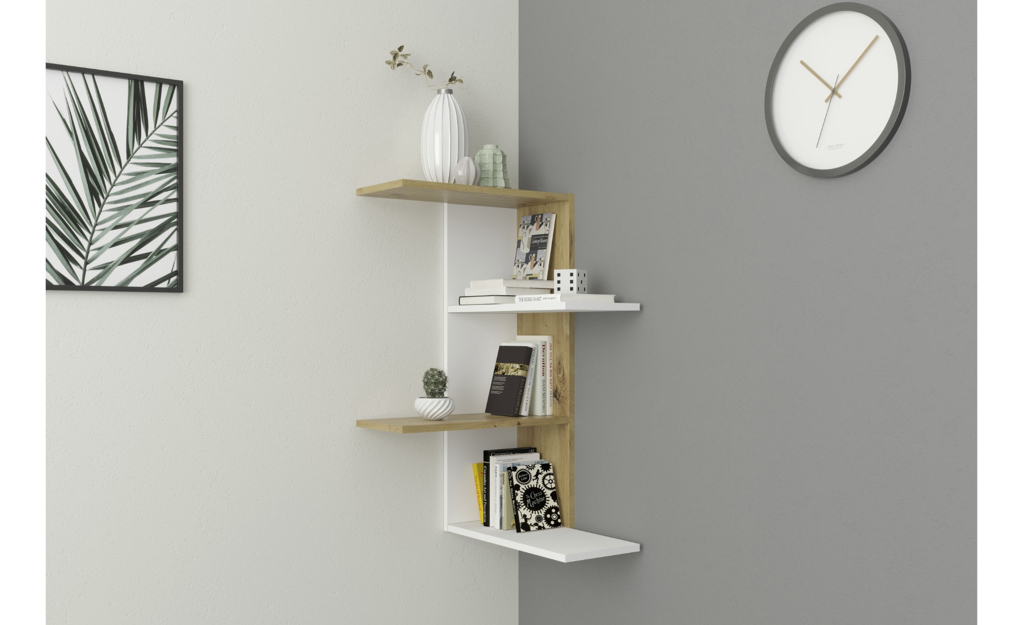 Sconto Nástěnný regál HAARLEM