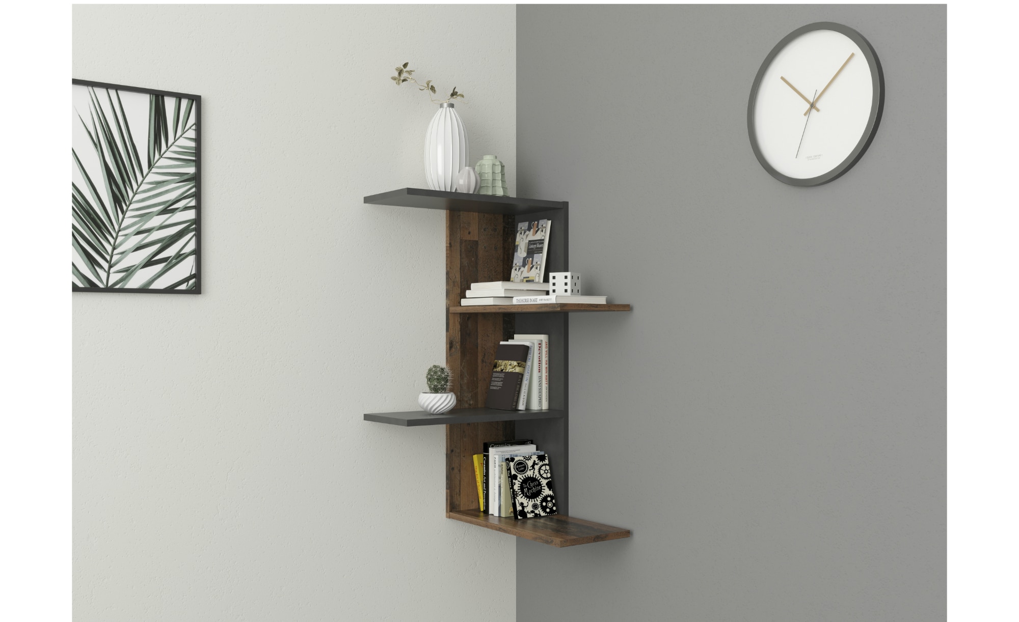 Sconto Nástěnný regál HAARLEM