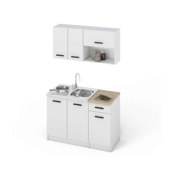 Kuchyňská linka LIBIA 120 bílá DTD laminovaná Tempo Kondela